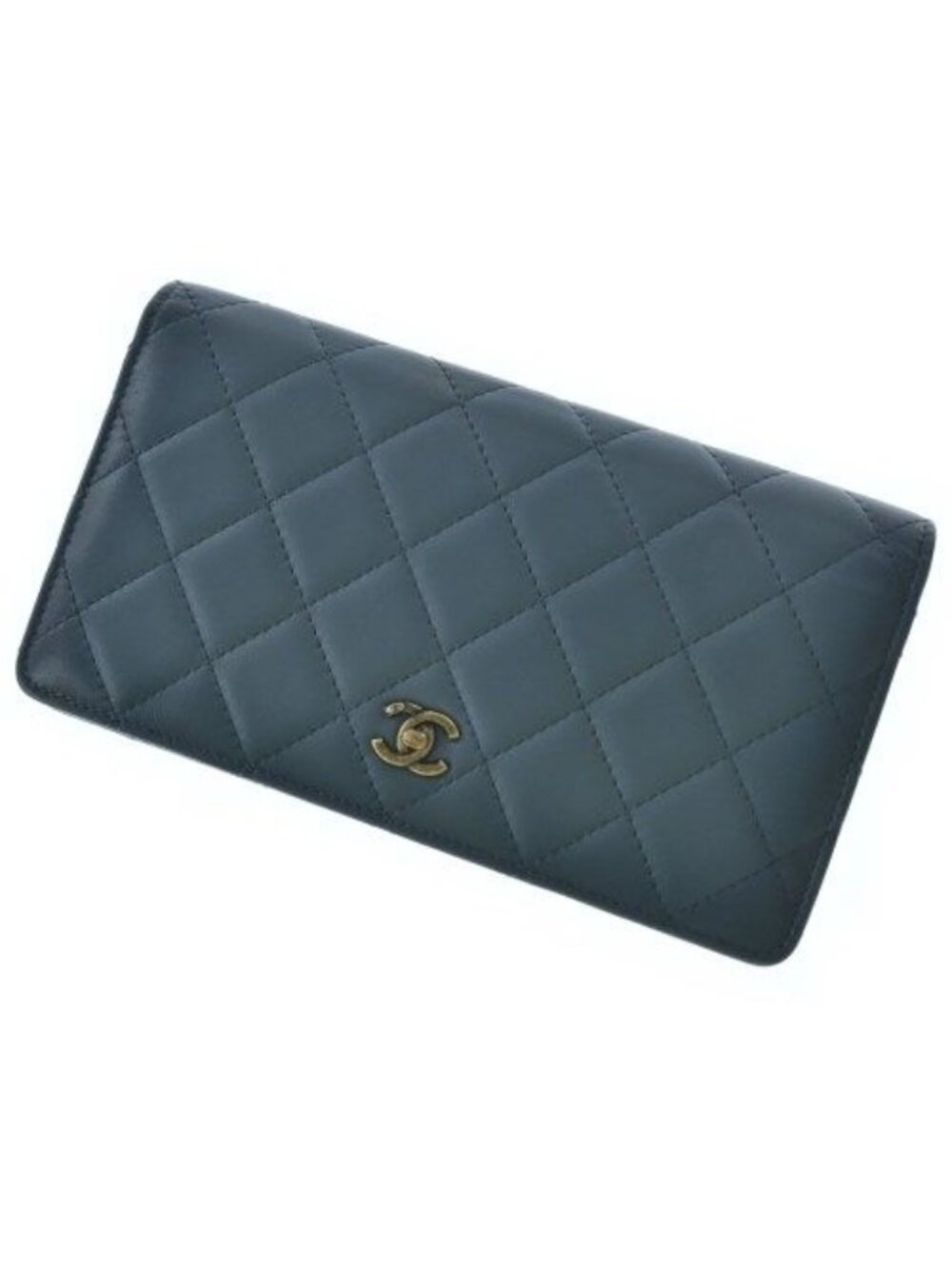 Chanel Matelasse Bifold Wallet CC Logo